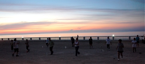 Sunset Exercise Class